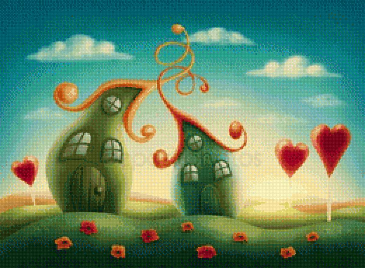 Сказочные домики - предпросмотр