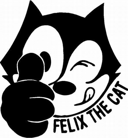 Felix cartoon - monocolore - оригинал