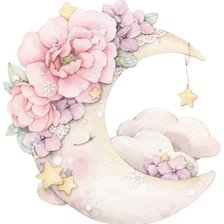 Оригинал схемы вышивки «Луна» (№1946800)