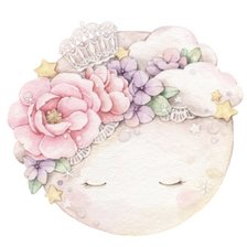 Схема вышивки «Луна в короне»