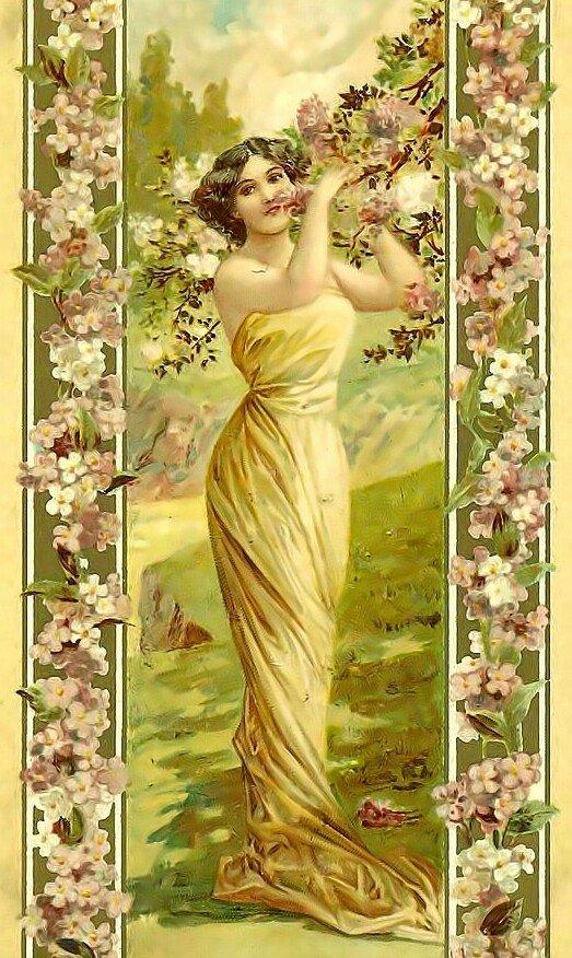 Винтажные красавицы. - винтаж, девушка. - оригинал