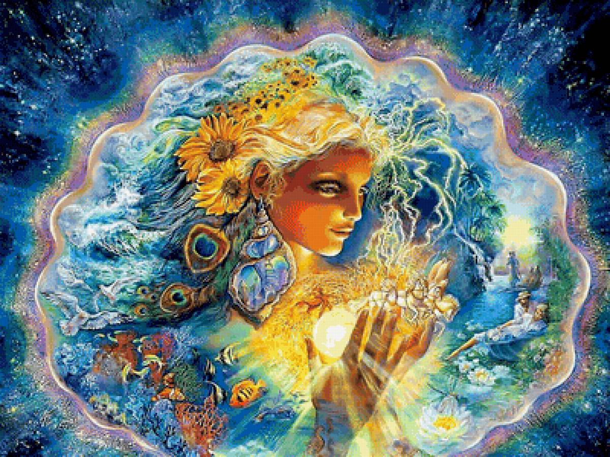 Чудо - схема, абстракция, вышивка, картина, искусство - предпросмотр