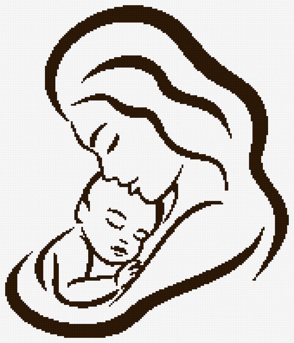 Mamma e baby - monocolore - предпросмотр