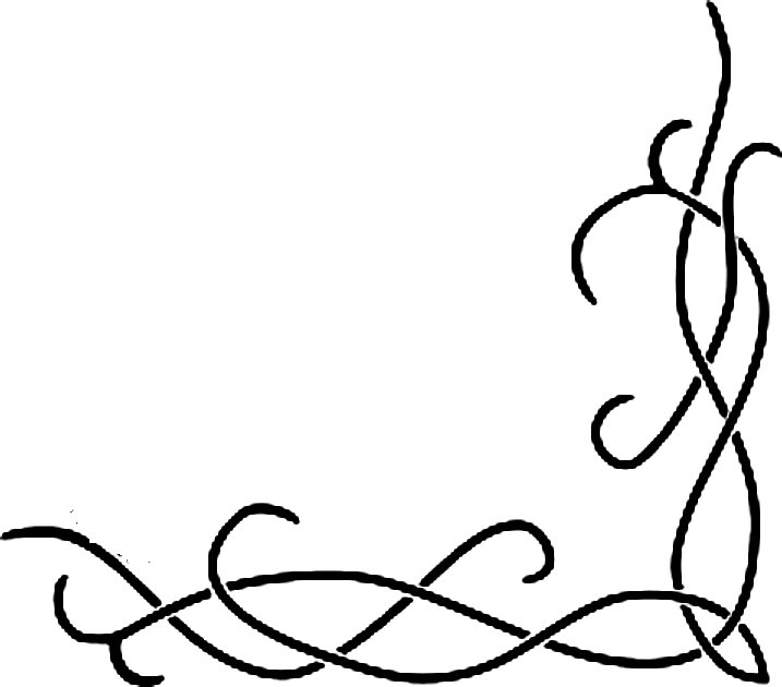 Узоры. Уголки - монохром - оригинал