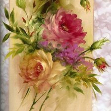 Схема вышивки «Beautiful Image Flowers.»