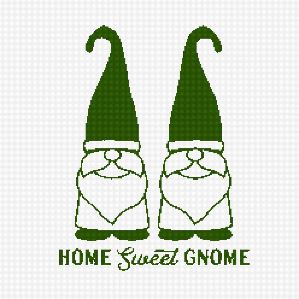Home Sweet Gnome - monocolore - предпросмотр
