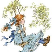 Схема вышивки «INFANTIL»