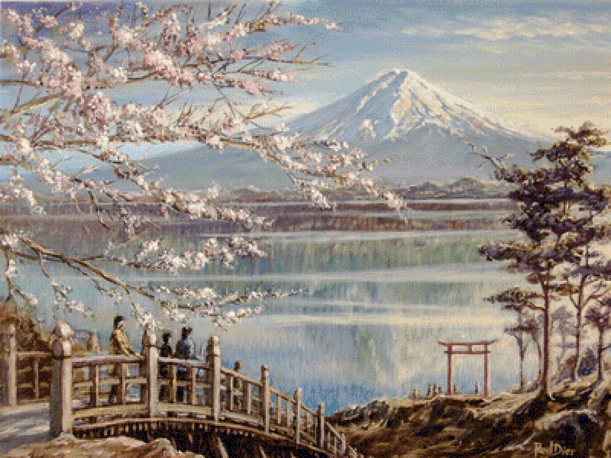 Mount Fuji. - landscapes.people. - предпросмотр