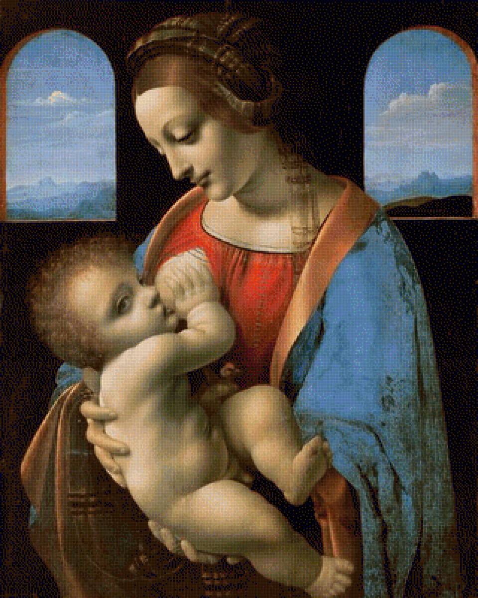 The Litta Madonna - by leonardo da vinci(1490) - предпросмотр