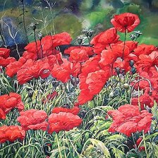 Схема вышивки «акварель»