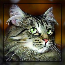 Оригинал схемы вышивки «Кот.» (№1948487)