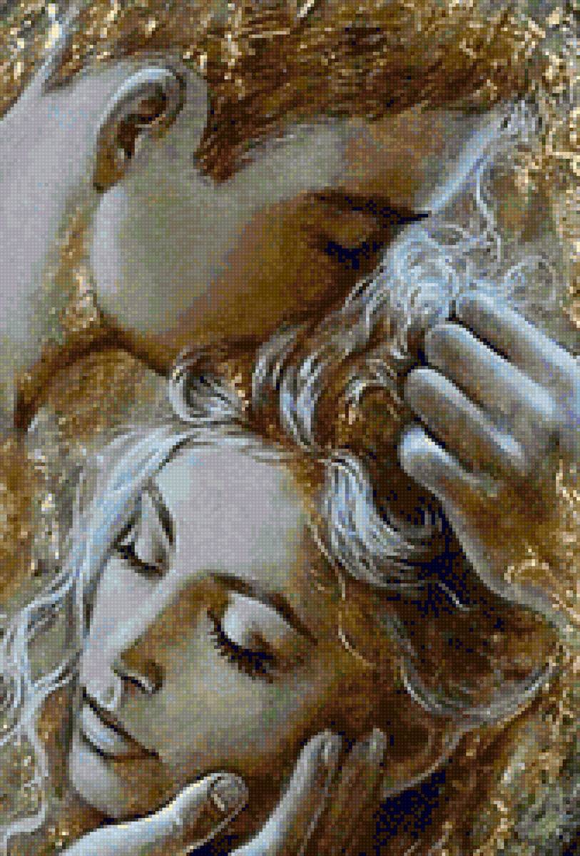 Abbraccio bacio - donna - предпросмотр