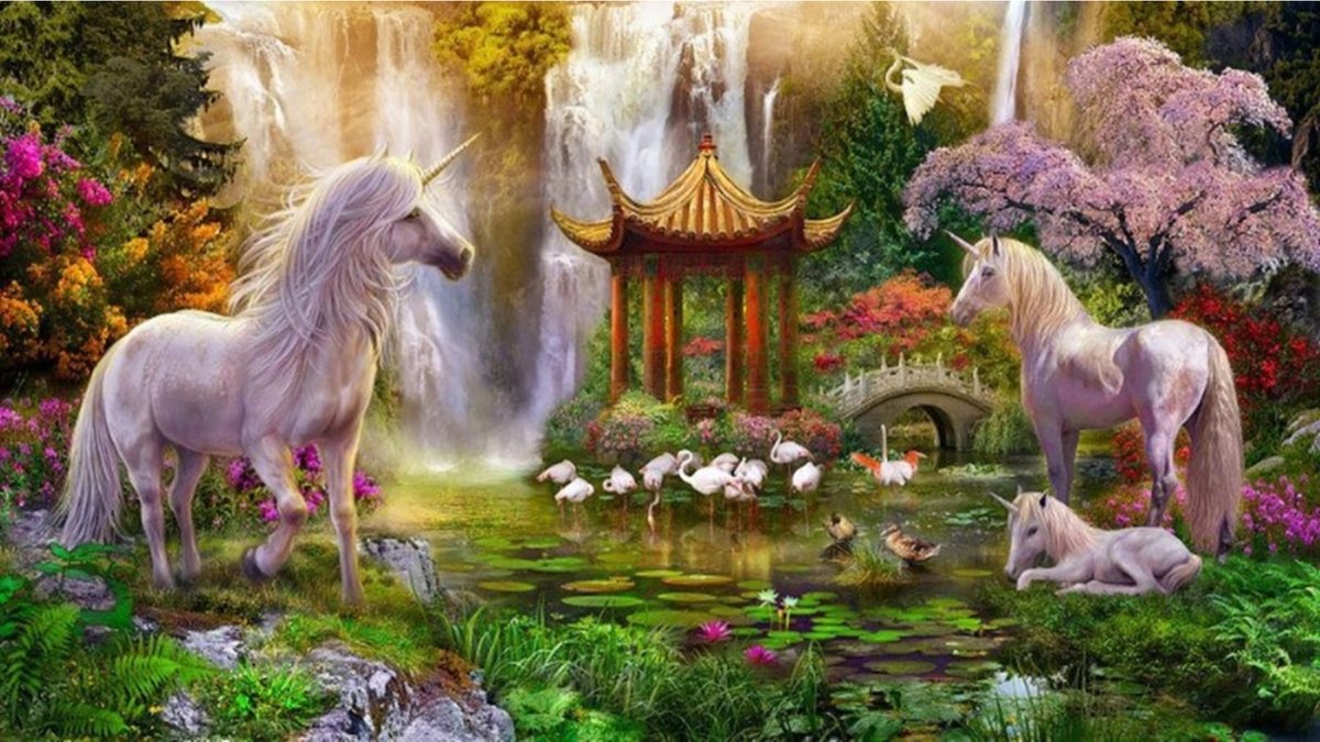 Душа единорогов - фентези, единороги - оригинал