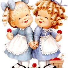 Схема вышивки «ПОДРУЖКИ-ХОХОТУШКИ»