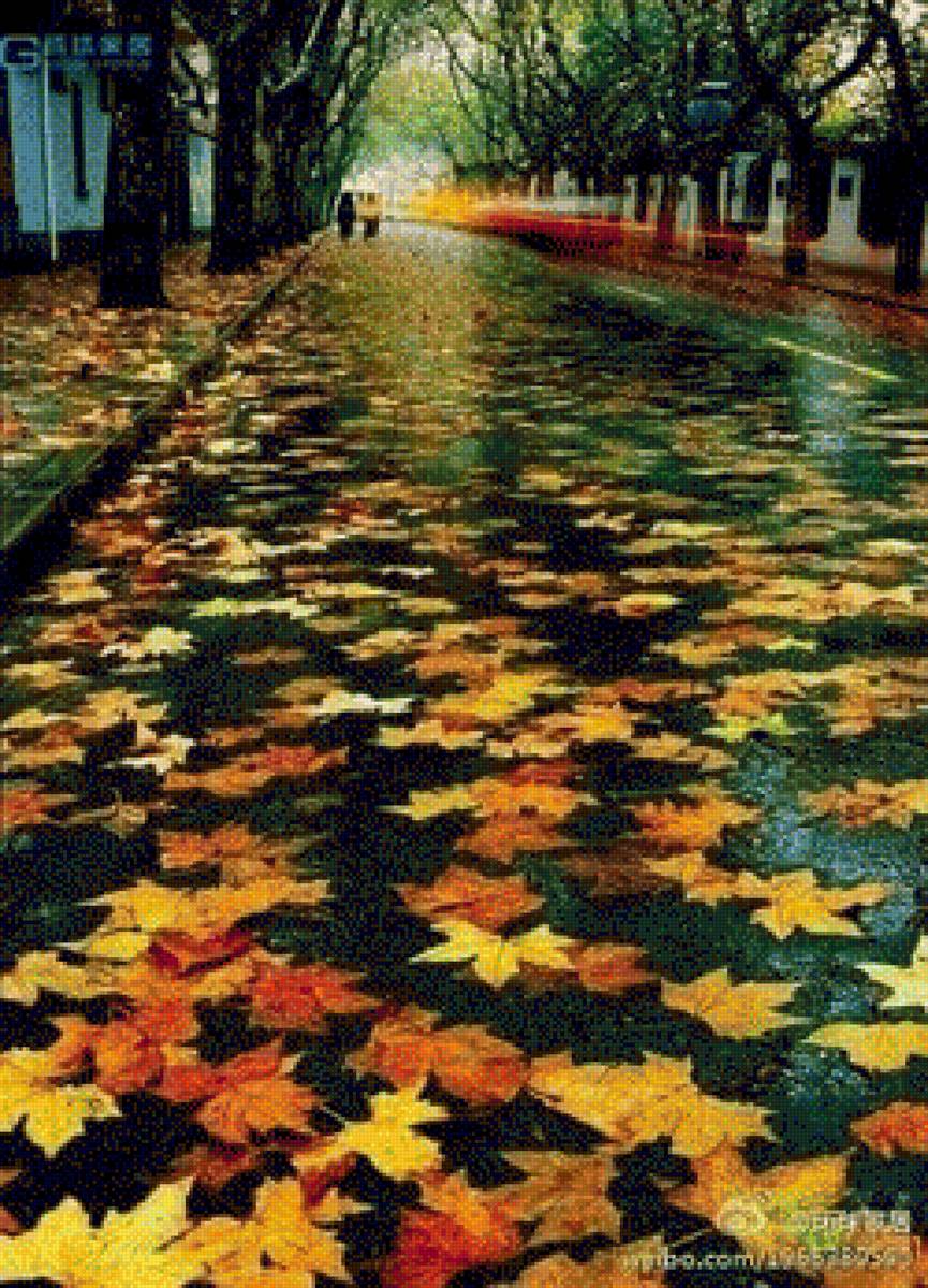 осень - осень листопад дождь - предпросмотр