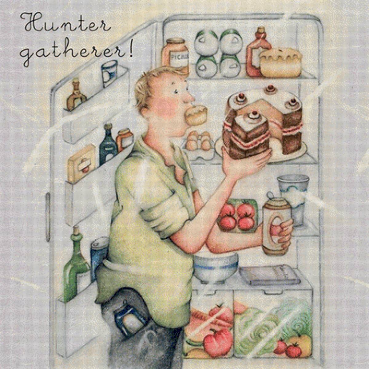 БЕРНИ ПАРКЕР.Hunter Gatherer - картины - предпросмотр