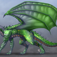 Схема вышивки «дракон»