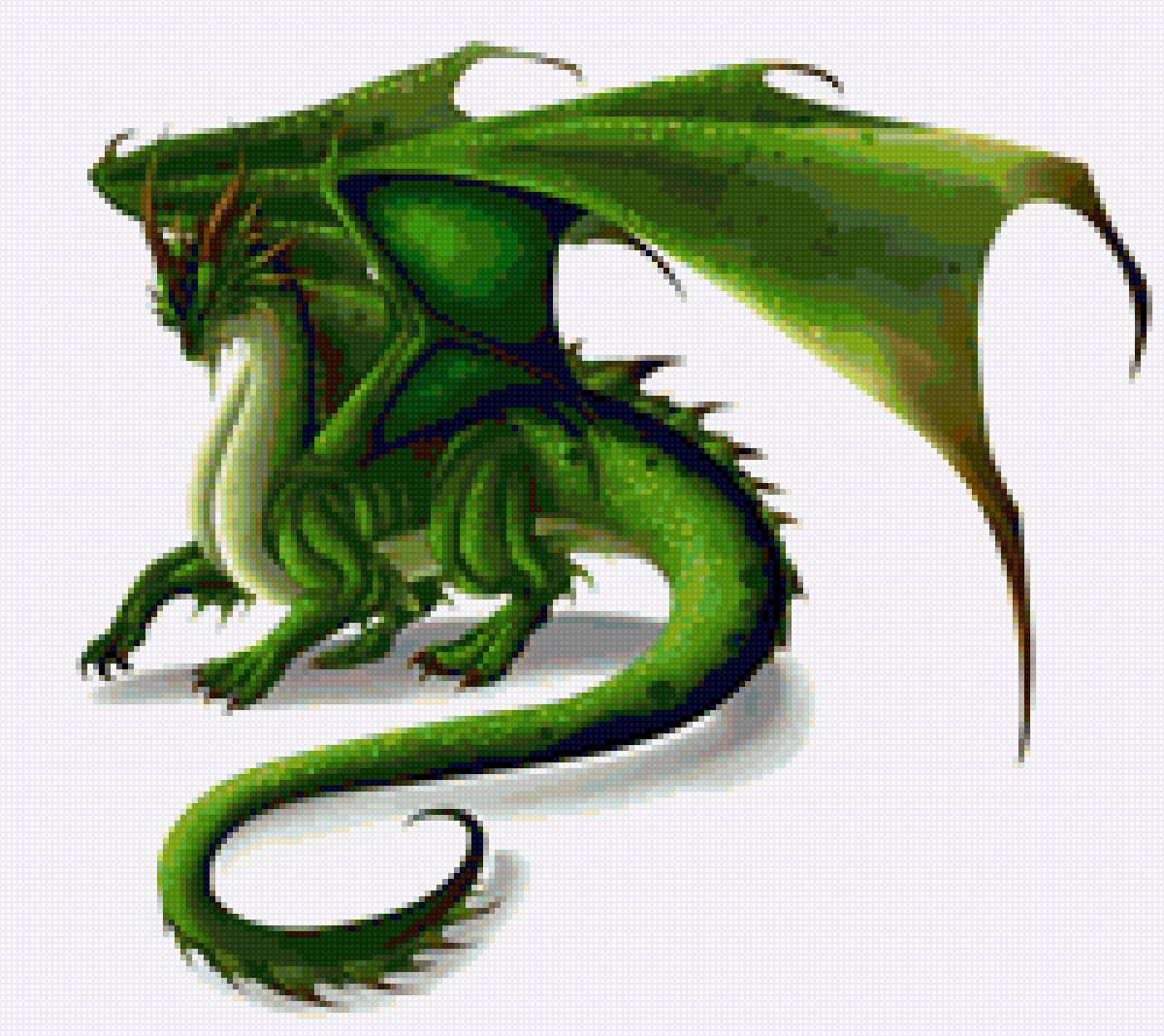 Молодой зеленый дракон ДНД 5