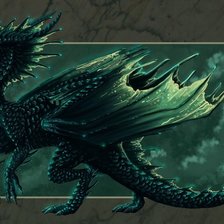 Схема вышивки «дракон»