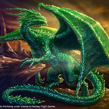 Схема вышивки «дракон»