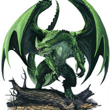 Схема вышивки «дракон»