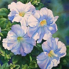 Схема вышивки «акварель»