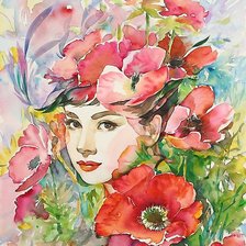 Схема вышивки «акварель»