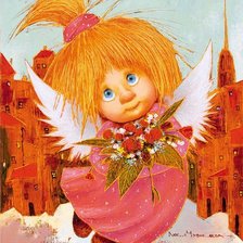 Схема вышивки «ангельский триптих 3»