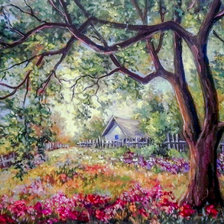 Схема вышивки «Spring.»