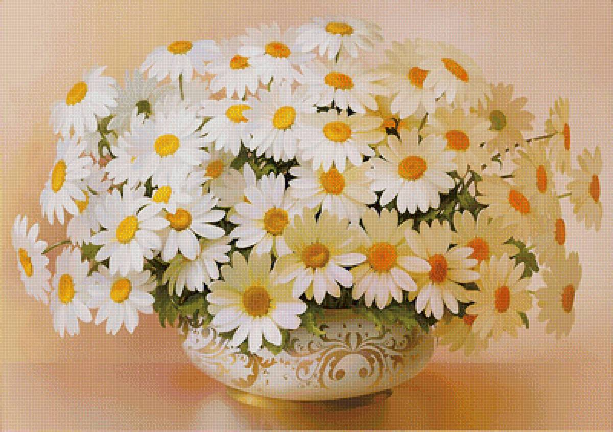 №1950569 - цветы, натюрморт, ромашки - предпросмотр