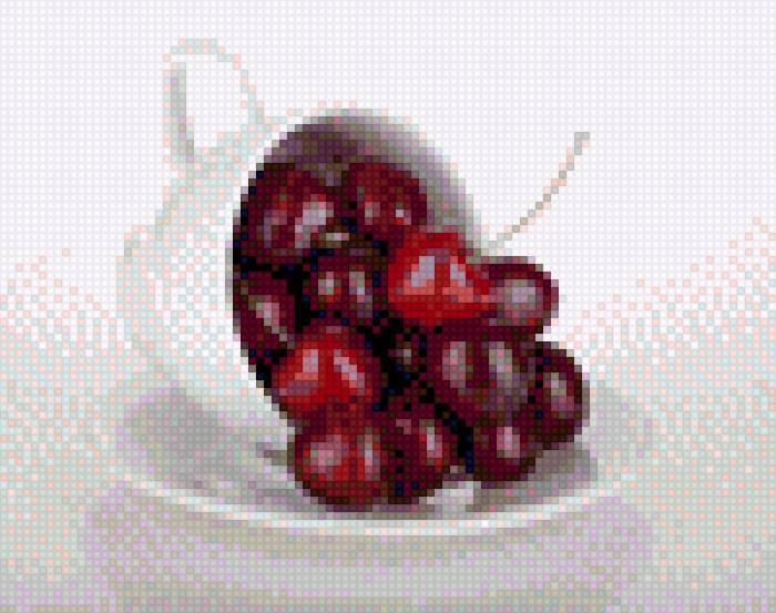 вишня - кружка, вишня - предпросмотр