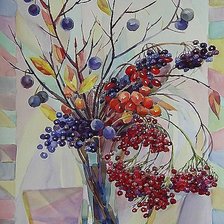 Схема вышивки «акварель»