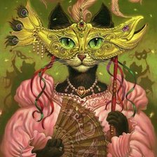 Схема вышивки «Кошечка»