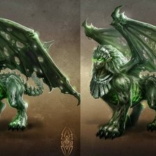 Схема вышивки «дракон»