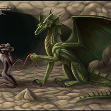 Схема вышивки «дракон»