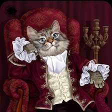 Схема вышивки «Кот дворянин»