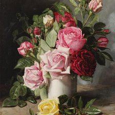 Схема вышивки «розы»