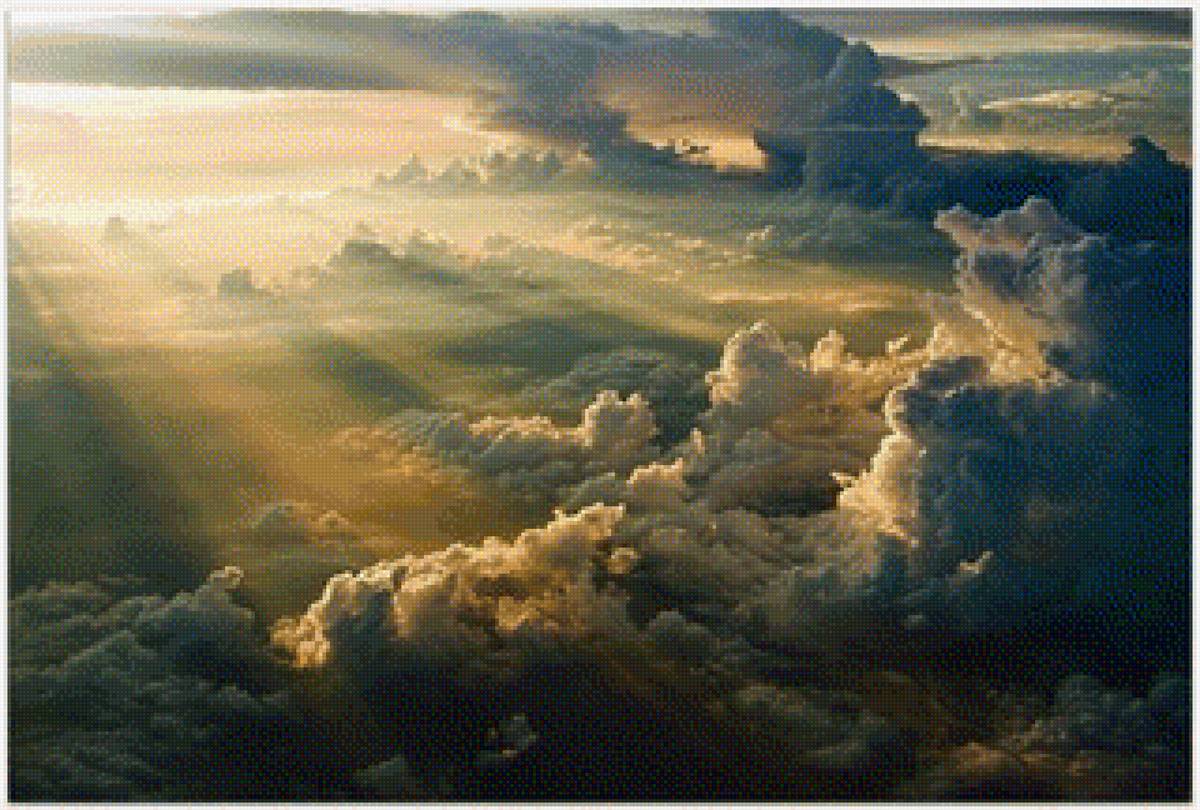 облака - облака, небо - предпросмотр