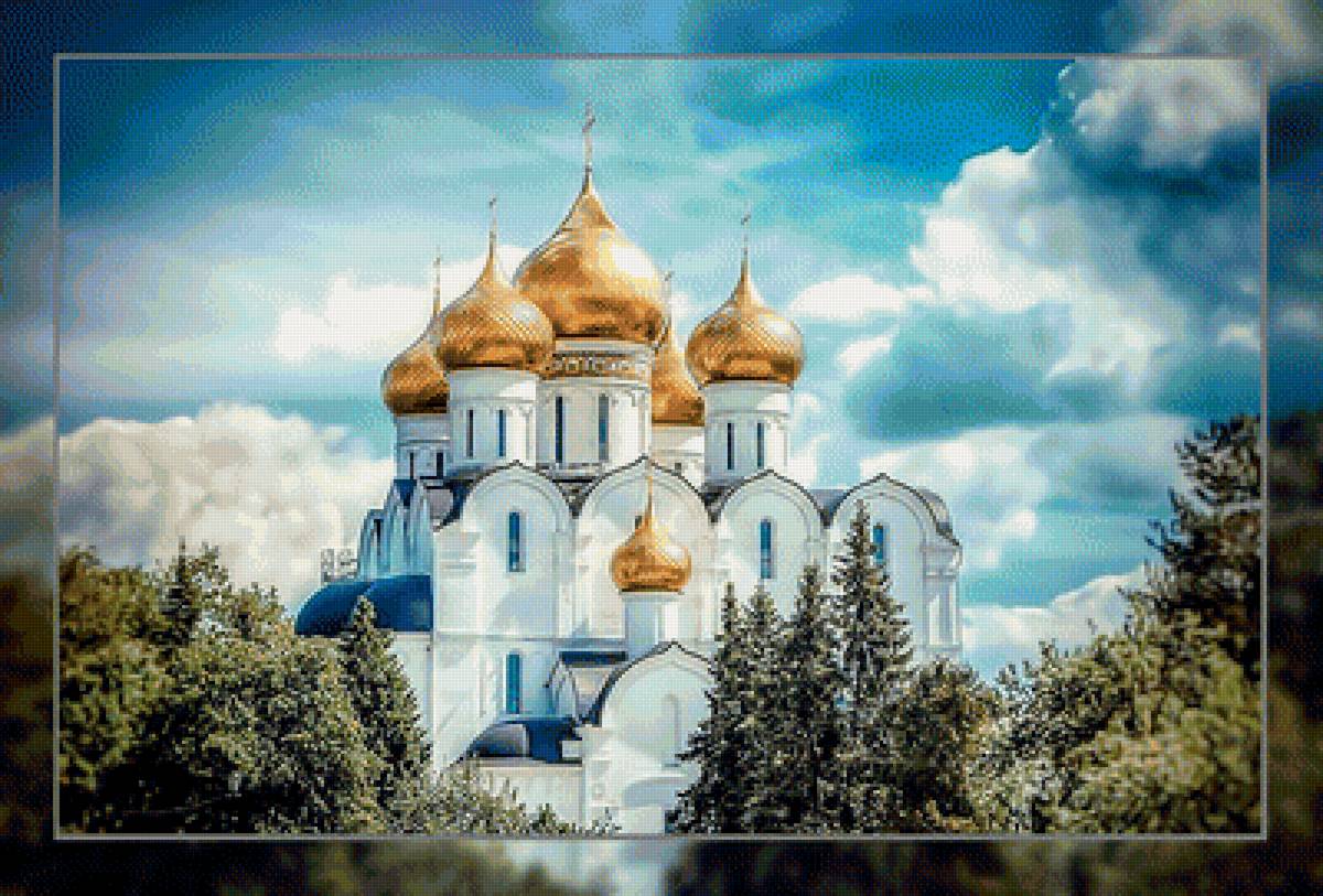 Великие православные храмы. Ярославль храм златоглавый.