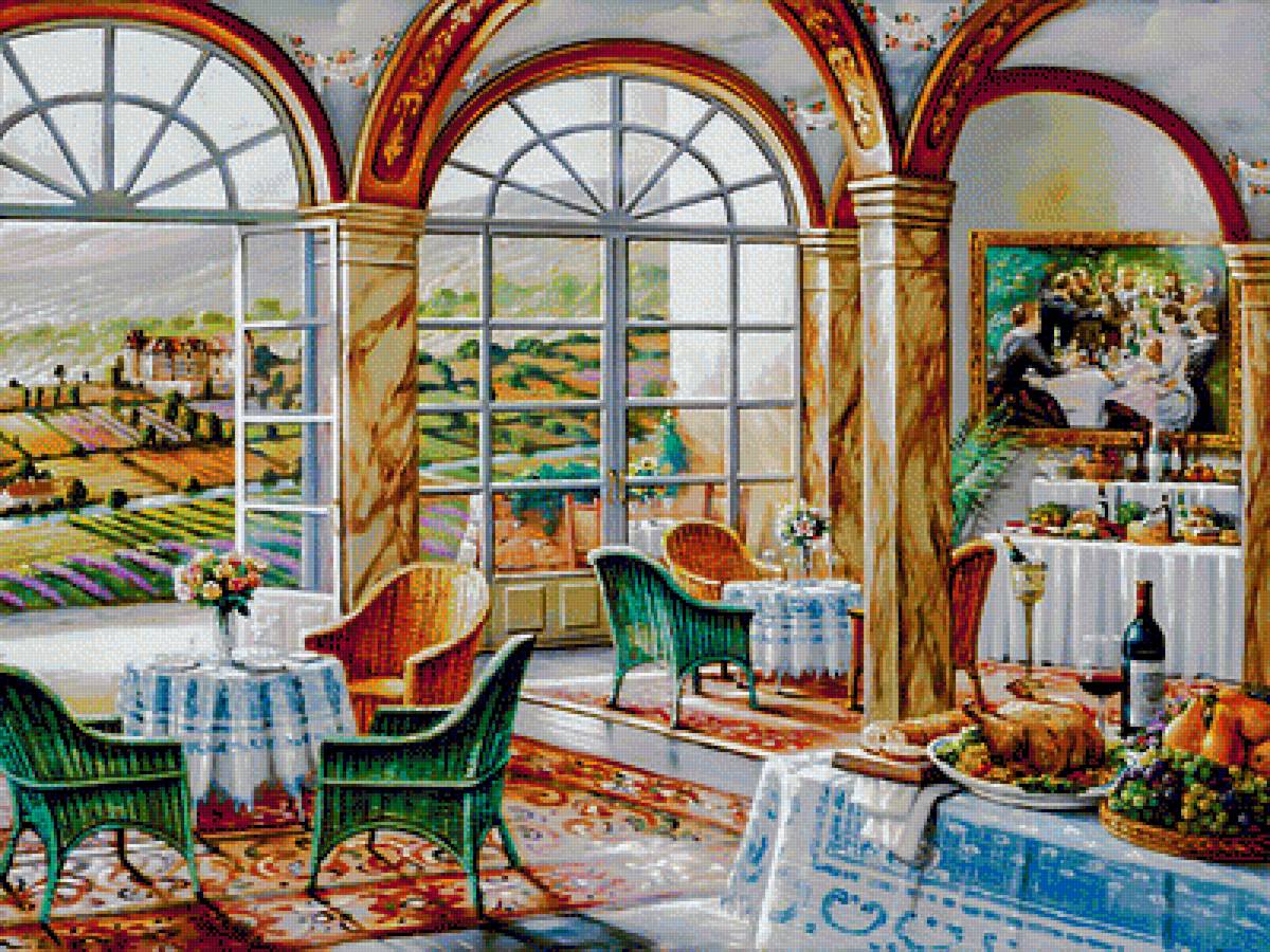 Lavender Fields. - john p. o'brien paintings. scenarys. - предпросмотр