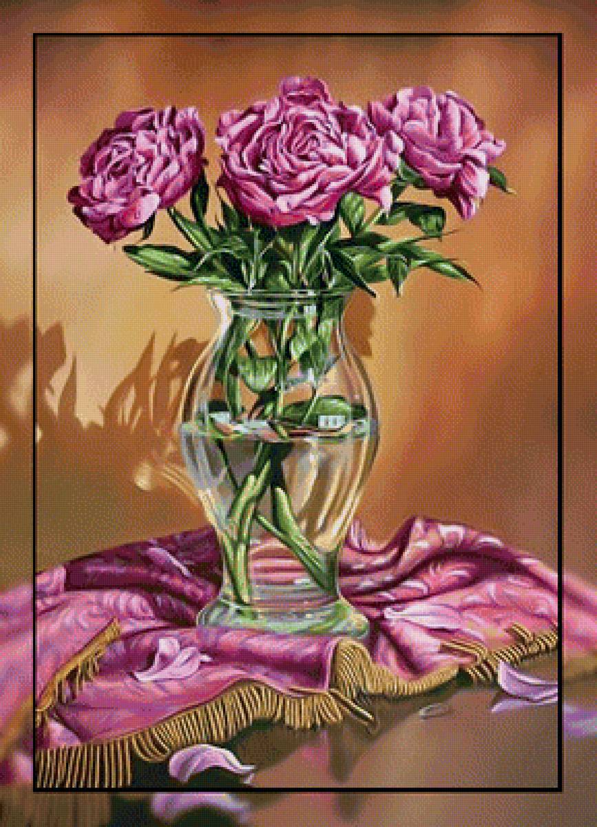 Букет цветов. - цветы., букет - предпросмотр