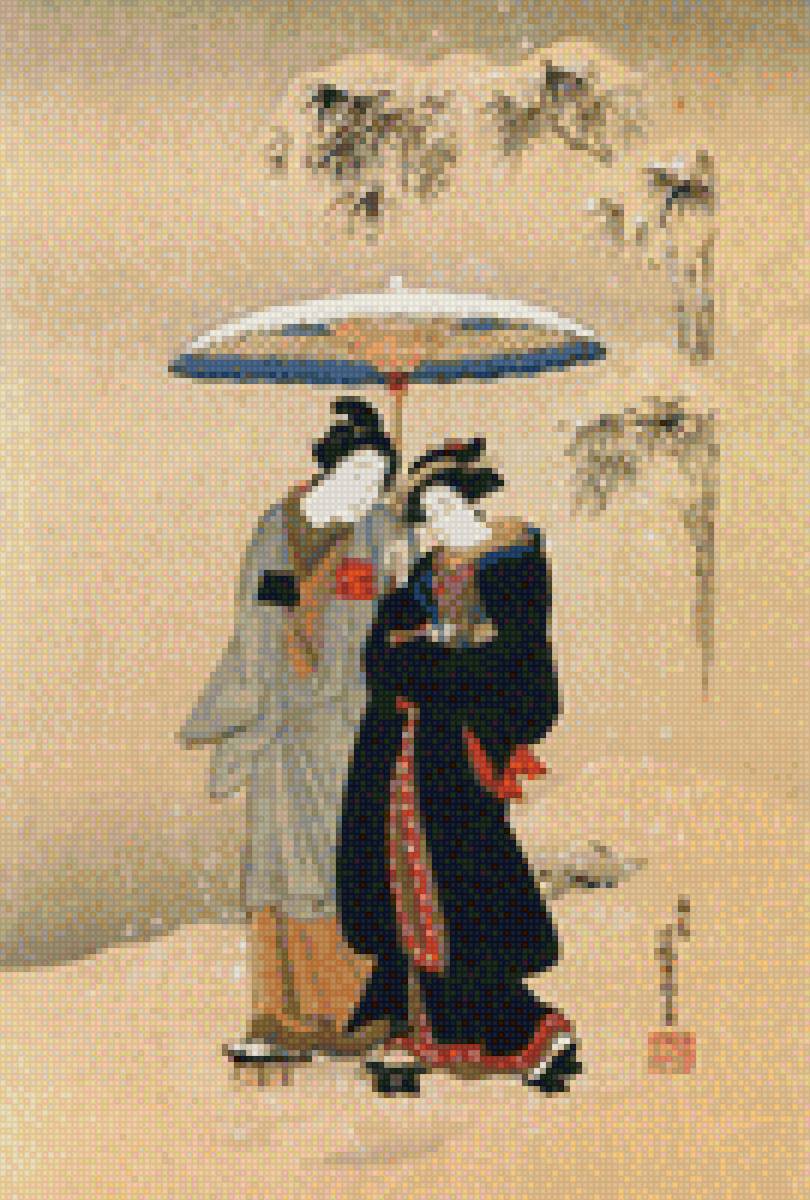 Японки зимой - зима, япония - предпросмотр