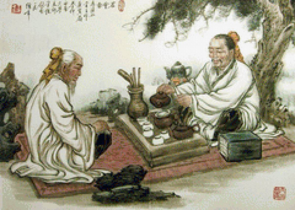 Чаепитие китайцев - китай - предпросмотр