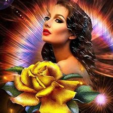 Схема вышивки «mergaite su gelyte»