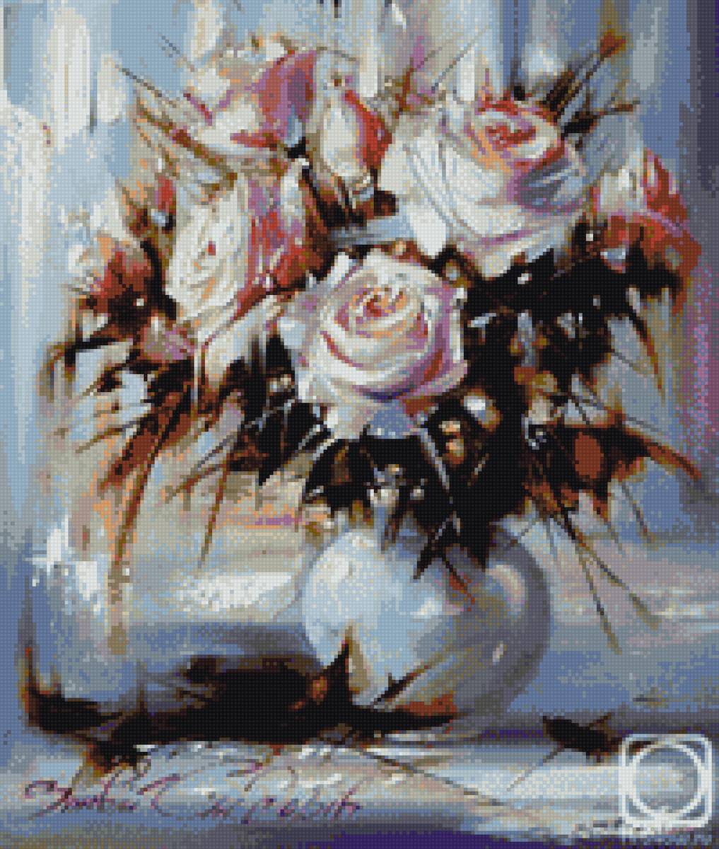 розы - розы. натюрморт, букет - предпросмотр