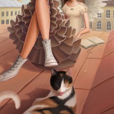 Схема вышивки «на крыше»