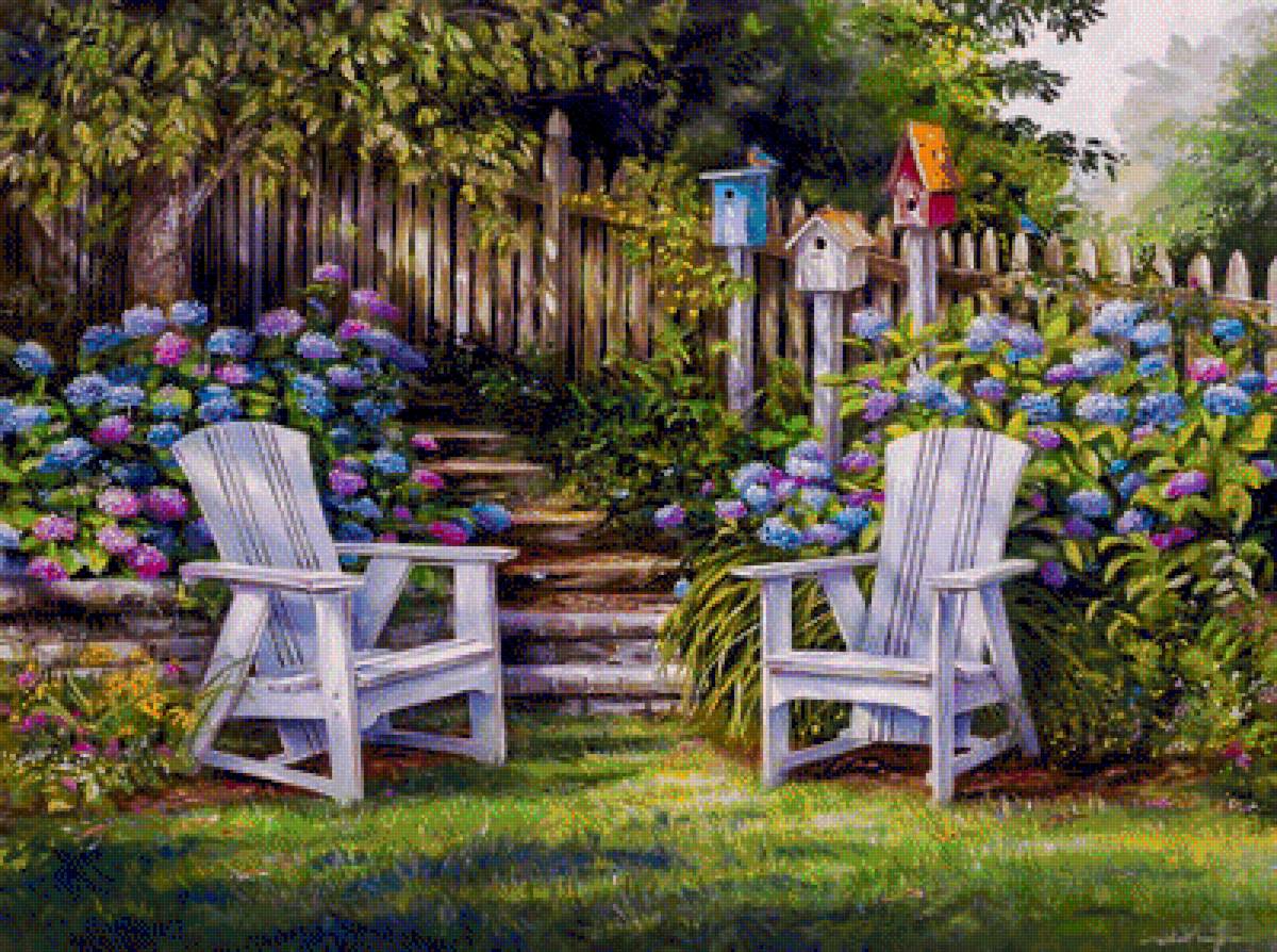 Garden Delight. - scenarys.flowers and gardens. - предпросмотр