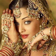 Схема вышивки «Индийка»