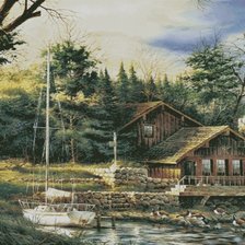 Схема вышивки «ПЕЙЗАЖ»