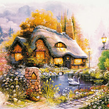 Схема вышивки «chalupa»